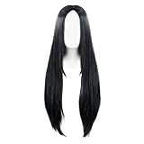 S-ssoy 75cm/29.5' Wigs Long Straight Cosplay Halloween No Bangs Wig for Women