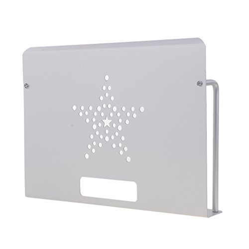 Generic Conjunto Montado Na Parede-suporte de Caixa Prateleira Suporte Roteador Rack - Prata