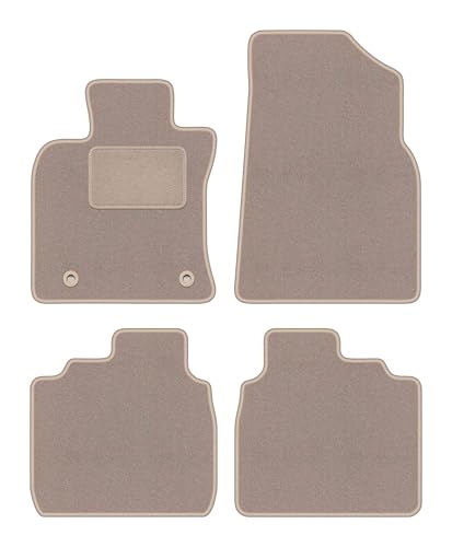 Tapis de voiture pour Lexus ES VII berline en velours beige