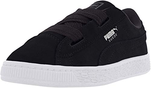 PUMA Suede Heart Ps Black Whit Inf Size 11