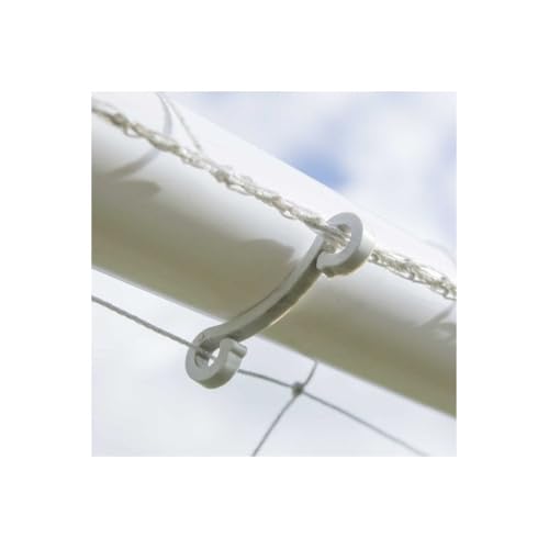 JSH Football Goal | All Weather UPVC Football Goals | Kids Garden Target Net Posts | Easy Assemble | Perfect for Training, Practice & Play | 8ft x 4ft, 8ft x 6ft or 12ft x 6ft (8ft x 6ft) - Image 4