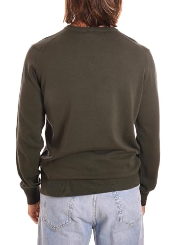 Pull homme vert Navigare Nvssov0307 col rond vêtement hiver