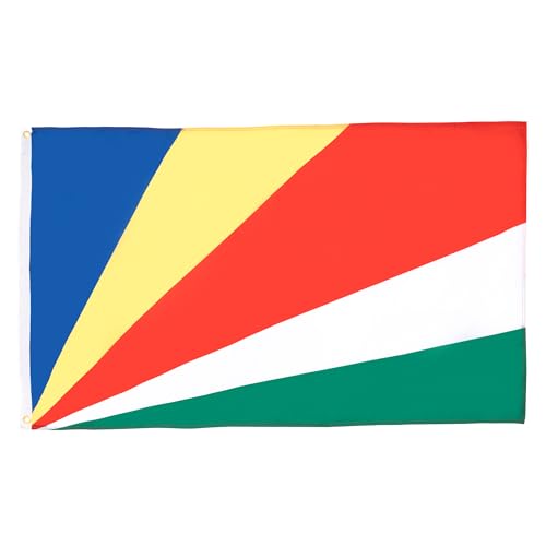 Az Flag Bandiera Seychelles 150 X 90 Cm - Bandiera Africana 90 X 150 Cm