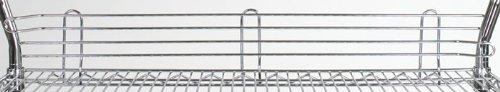 Omega Precision - Wire shelf ledges attach along the back and sides to prevent items from falling off. All ledges are 4