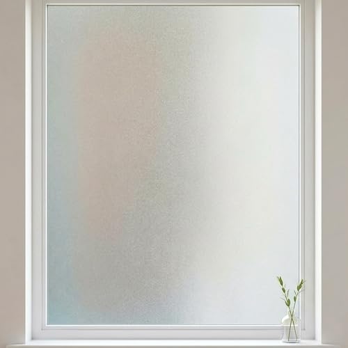 Stained Glass Frosted Window Film Privacy Static Cling Anti UV 17.5x78.7in