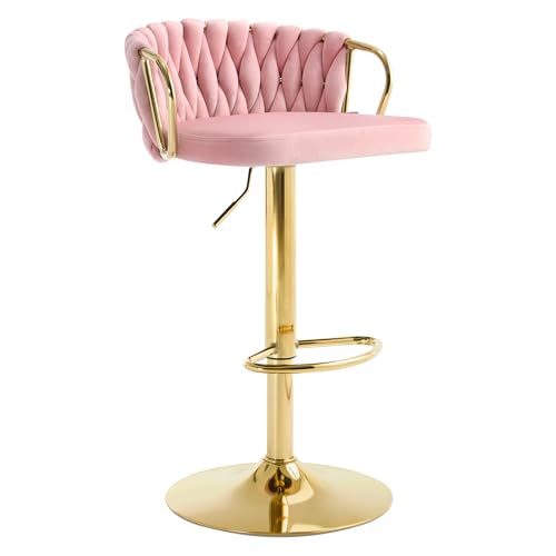 Taburetes Altos de Cocina Rosa Fucsia Marca WOLTU