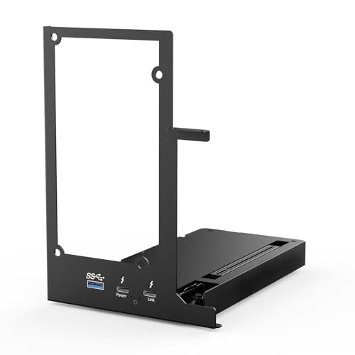 YLIDXY eGPU Enclosure Compatible with Thunderbolt 3/4,USB4 PD 85W Charging,Daisy Chain,40Gbps Rate Support,External GPU Dock Station Support NVIDIA/AMD PCIE,DC/SFX/ATX/Flex Power Supply by YLIDXY - Used condition - US$79.79