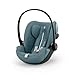 CYBEX Gold Babyschale Cloud G i-Size Plus, Inkl. Neugeboreneneinlage, Ab Geburt bis ca. 24 Monate, Für Kinder ab 40 cm bis 87 cm, Max. 13 kg, Stormy Blue