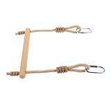 ARTSEWPLY Columpio Infantil de Plástico para Exteriores con Anillas Colgantes Accesorio de Escalada para Patio Trasero Jardín o Habilidades y Coordinación