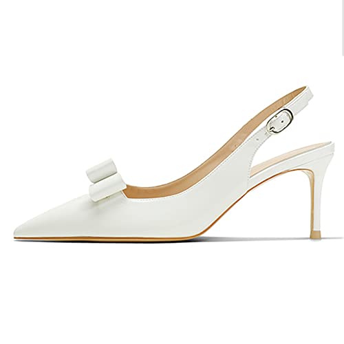 Escarpins à bout pointu confortables : talon 6cm et bride ajustable contre la fatigue