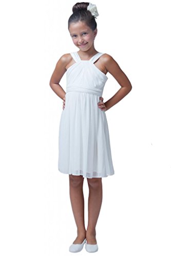 white matte jersey dress Jump Apparel Glitter Matte Ruched Jersey Dress - White
