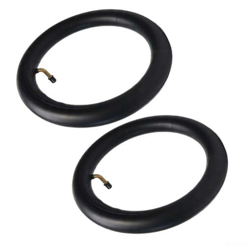 Honseadek Lot de 2 chambres à air de vélo 30,5 x 4,5 cm en caoutchouc butyle épais avec valve coudée, pour vélo électrique et vélo, hermétique, 2 pièces