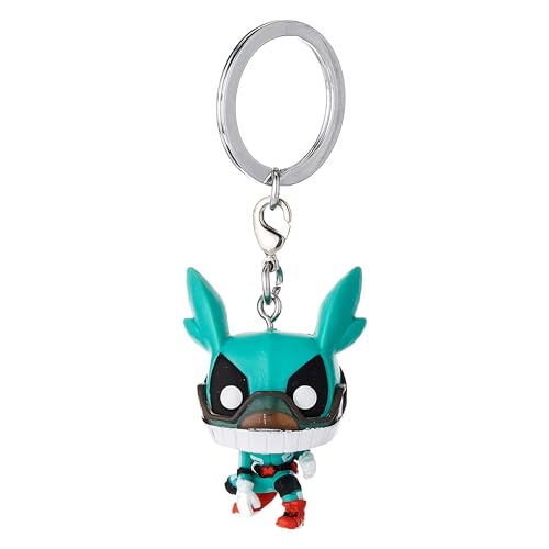 Funko Pop! Keychain: My Hero Academia (Mha), Deku, With Helmet, My Hero Academia And 2, Portachiavi, Mini Figura In Vinile Da Collezione Novità Portachiavi, Riempitivi Per Calze, Idea Regalo - 2