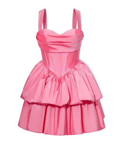 Clothfun Satin Sweetheart Short Homecoming Dresses 2025 for Teens Flower Bud Cocktail Dress CY2672