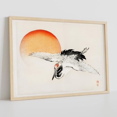 Affiche Grue volante Bairei Gakan Pathos Studio, pour décorer un mur vide format A2 - 2