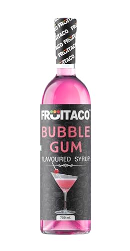 Image of Fruitaco Bubble Gum Syrup: Perfect Mixer For Enhancing Mocktails & Cocktails, Drinks, And Mojitos At Parties, Conveniently Packaged In A 750Ml Bottle For All Your Mixing Needs (Pack of 2)