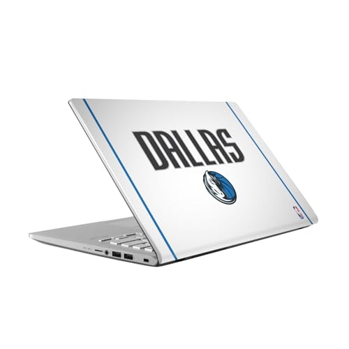 Autocollant ASUS Vivobook 14 Peau Vinyle Dallas Mavericks Logo NBA Blanc X409FA