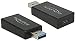 Produktbild Delock Adapter USB 3.1 A Stecker > USB Type-C Buchse Schwarz, 65689