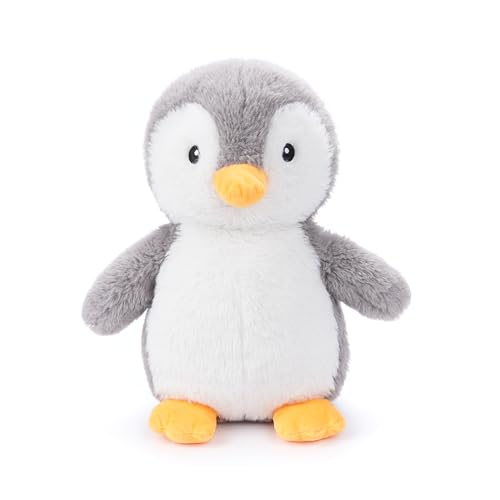 WEIGEDU Peluche de pingüino Rey con Ojos Bordados, pingüino bebé para niños y niñas, Regalo de cumpleaños, Navidad y Antes de Dormir, 30.5cm