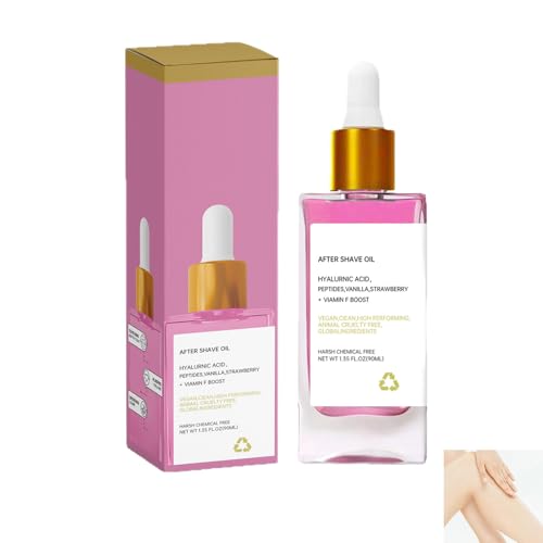 Soft Serve After Shave Oil-truly Fresa Y Vainilla,After Shave Oil,Hidratante,Previene Pelos Encarnados Y Sequedad,40ML