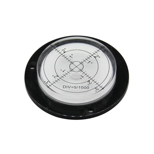 Niveau à bulle circulaire 80 mm blanc stabilisateur de grue plan