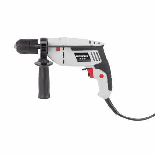 Perceuse à percussion Powerplus pour percer facilement les murs durs sans fatigue