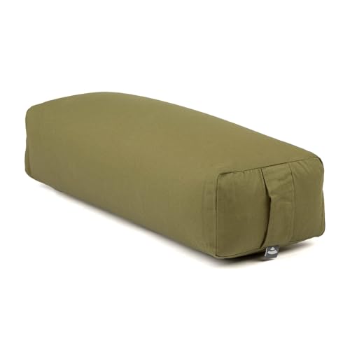 bodhi Yoga Salamba Bolster Eco | Waschbarer Bezug aus 100%...
