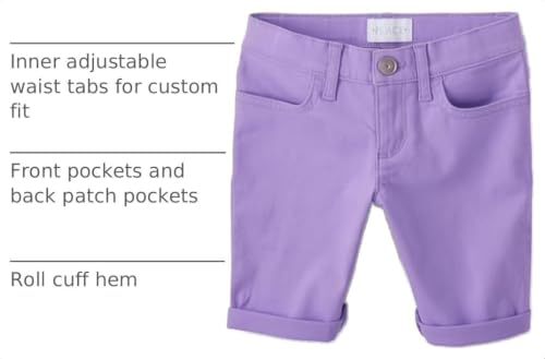 Image of The Children's Place Girls' Solid Skimmer Shorts