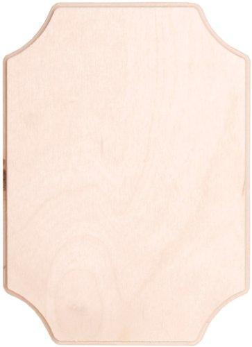 Walnut Hollow 24622 Baltic Birch French Corner Plaque, 5 by 7-Inch