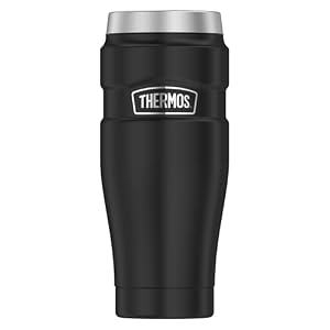 THERMOS STAINLESS KING Thermobecher 0,47 l, 7 h heiß, charcoal black mat