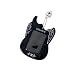 Hileapx Guitar Shaped Kpop Photocard Holder Keychain, 3-Inch PVC Transparent Protective Badge Sleeve for Kpop Fans, Collectibles, and Gift, Cute and Practical Card Holder for Women