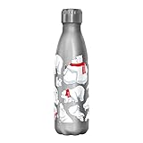 Coca-Cola Polar Toss 17 oz Stainless Steel Water Bottle, 17 Ounce, Multicolored