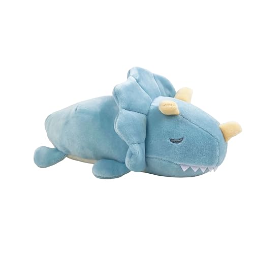 NEMU NEMU Peluche Dinosaure Enfant Bebe - Doudou Dinosaure Bebe Torikera - Coussin à câliner - Ultra doux - Taille S - 17 cm