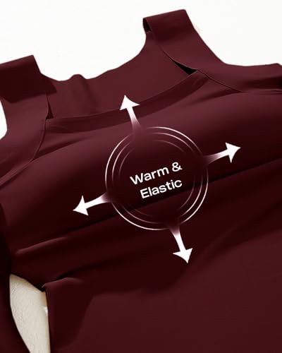 Image of CHICME Womens U Neck Shapewear Built-in Bra Tank High Strechy Sleeveless Slim Fit Tops Camisole Workout Tops