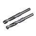 uxcell Reduced Shank Drill Bit 16mm & 16.5mm HSS 6542 Black Oxide with 1/2 Inch Straight Shank