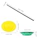 TOYANDONA 2pcs Juggling Plate Set with Sticks for Beginners Spinning Plates for Circus Performances Party Entertainment and Skill Development