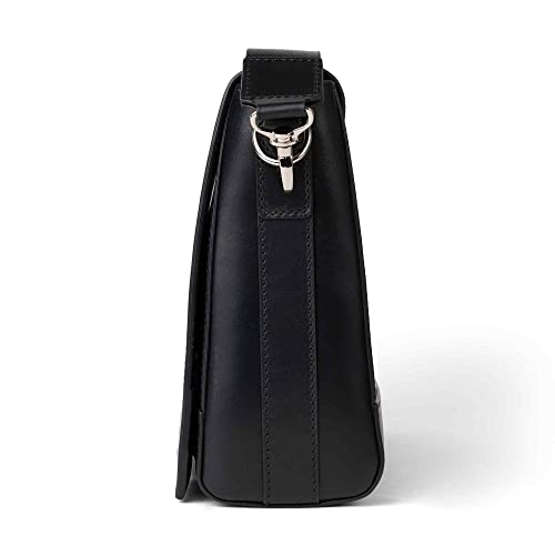 Bolso mensajero de cuero artesanal para laptop 13" miniatura 6