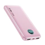 Portable Charger 10800mah,Ultra Slim 22.5W LCD Display Power Bank,Dual QC 4.0 PD USB C Fast Charging Battery Pack,3 Outputs Portable Phone Charger Compatible With Iphone Samsung Android Phone etc