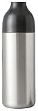 Rabbit Double Walled Twist-to-Lock Stainless Steel Cocktail Shaker and Strainer (Black)