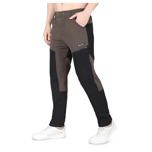 Skooper Nylon Lycra Regular Fit Trekking Hiking Cargo Pants and Casual Trouser for Outdoors, Travelling, Casual Wear for Men (in, Alpha, M, Regular, Olive/Black)