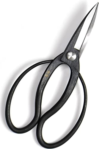YAMASAN KYOTO UJI Japanese Suiryu Bonsai Scissors - Traditional Hasami Pruning Shears, Japanese Bonsai Garden Tools, Made in Japan (7.87inch)