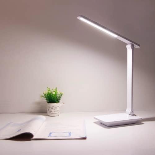 LED Desk Lamp, Dimmable Table Lamp with 3 Color Temperatures, Eye