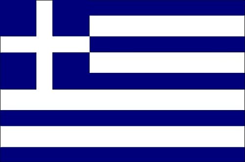 Planete Supporter Drapeau Grèce - 150 x 90 cm (Uniquement chez Le Vendeur 100% Conforme à l'image)