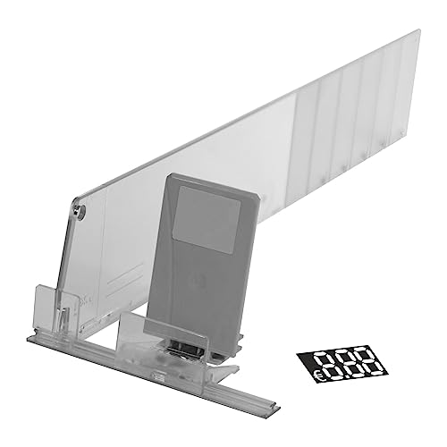 Kit per sigarette da 20 DesignPlex Kit per Sigarette da 20 Completo di spingipacchetto, divisore, Binario Biadesivo per Fissaggio e talloncino Biadesivo segnaprezzi.
