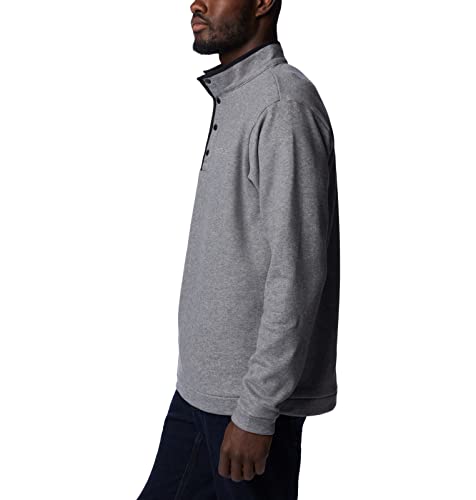 Columbia Men's Hart Mountain Half Snap, Charcoal Heather, X-Large #TOP2