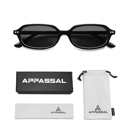Retro Small Rectangle Sunglasses for Women Men Trendy Narrow Square Sunnies AP3729