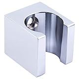 Handheld Shower Head Holder, Angle Simple Brass Shower Handle Holder, Bidet Sprayer Holder, Shower Head Bracket, Hand Held Shower Wand Holder, Shower Arm Holder Wall Mount, Chrome