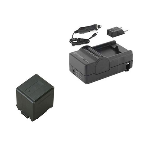 Accessory Kit Compatible with Synergy Digital, Works with Panasonic HDC-SDT750 Camcorder includes: SDVWVBG260 Battery, SDM-130 Charger