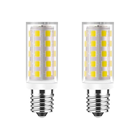 Yucclim W10856862 LED Bulb -No Flicker 120V 4Watts 40W Equivalent 80-54205-00 Light Bulb,00615977 Light Bulb, Replacement Part Bath Fan Light Bulb FFV3420005S -2Pack, Daylight White Cover