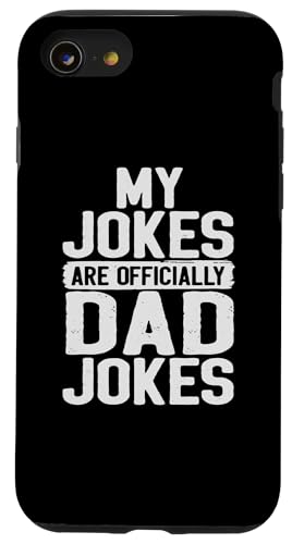 New Dad First Fathers Day My Jokes Are Official Dad Jokes �X�}�z�P�[�X iPhone SE (2020) / 7 / 8 �p